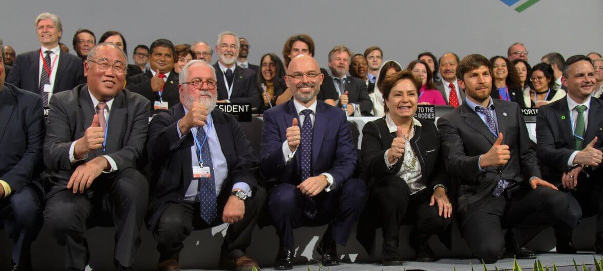 UNFCCC/James Dowson Sesión plenaria de clausura de la COP24 en Katowice, Polonia.