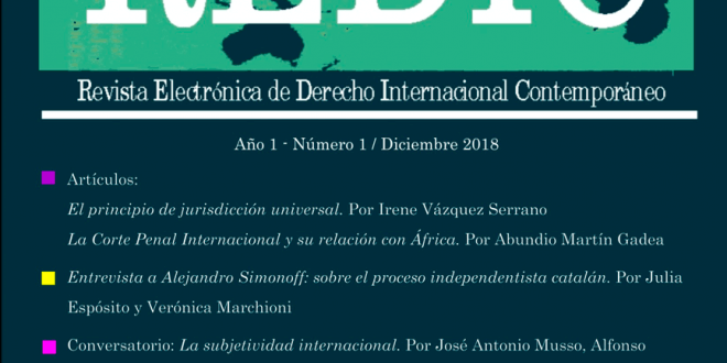 Revista Electrónica de Derecho Internacional Contemporáneo