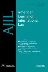 american journal of international law
