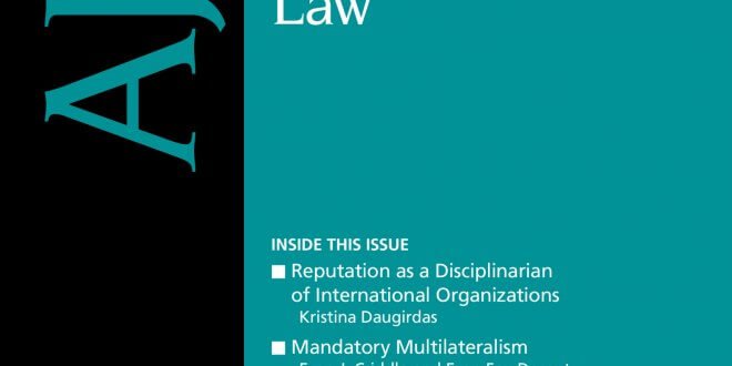american journal of international law