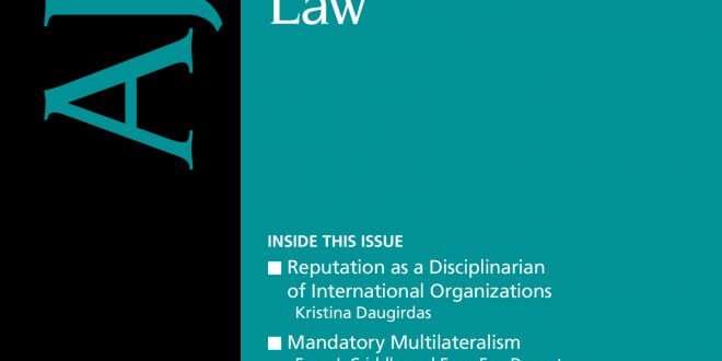 american journal of international law