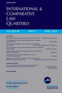 international comparative law quarterly