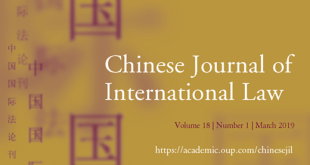 Chinese Journal of International Law