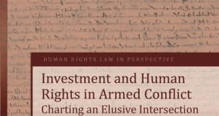 Investment and Human Rights in Armed Conflict