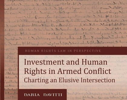 Investment and Human Rights in Armed Conflict