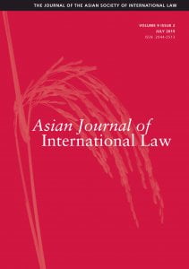 asian journal of international law