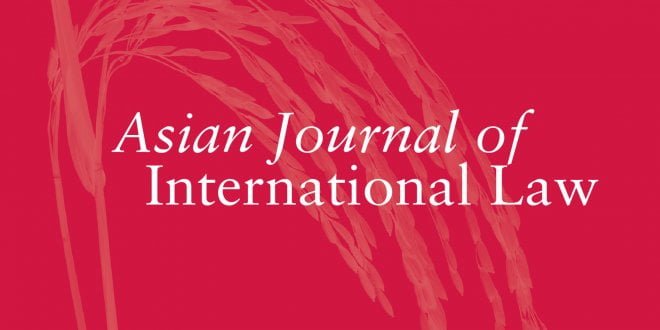 Asian Journal of International Law - Volume 9, Issue 2, July 2019