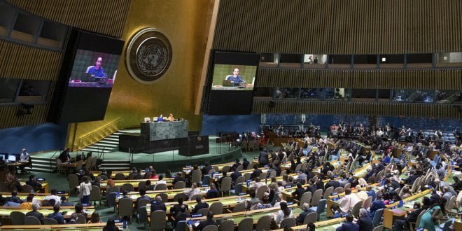 ONU/Eskinder Debebe La Asamblea General elige a cinco miembros no permanentes del Consejo de Seguridad.