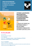 Cursos de Derecho Internacional y Relaciones Internacionales de Vitoria Gasteiz
