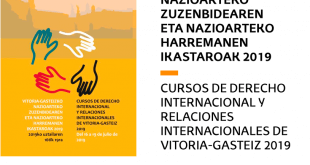 Cursos de Derecho Internacional y Relaciones Internacionales de Vitoria Gasteiz