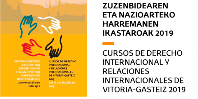 Cursos de Derecho Internacional y Relaciones Internacionales de Vitoria Gasteiz