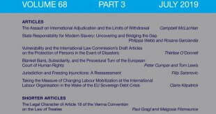International & Comparative Law Quarterly - Volume 68 - Issue 3 - July 2019