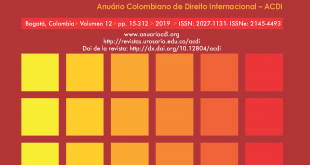 ACDI - Anuario Colombiano de Derecho Internacional - Vol. 12 (2019)