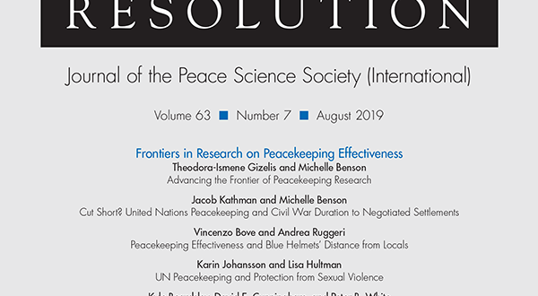 Journal of Conflict Resolution - Volume 63 Issue 7, August 2019