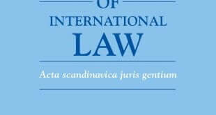 Nordic Journal of International Law - Volume 88 (2019): Issue 2 (Apr 2019)