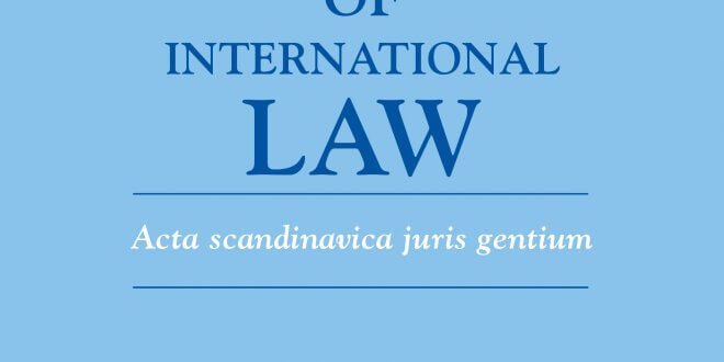 Nordic Journal of International Law - Volume 88 (2019): Issue 2 (Apr 2019)