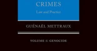 International Crimes Law and Practice Volume I: Genocide