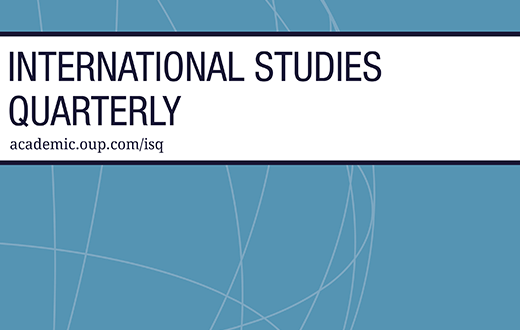International Studies Quarterly - Volume 63, Issue 3, September 2019