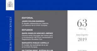 Revista de Derecho Comunitario Europeo - número 63, Mayo/Agosto 2019