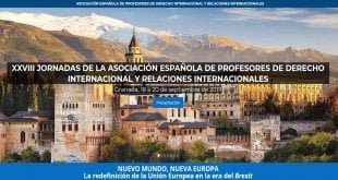 XXVIII Jornadas "Nuevo mundo, nueva Europa. La redefinición de la Unión Europea en la era del Brexit"