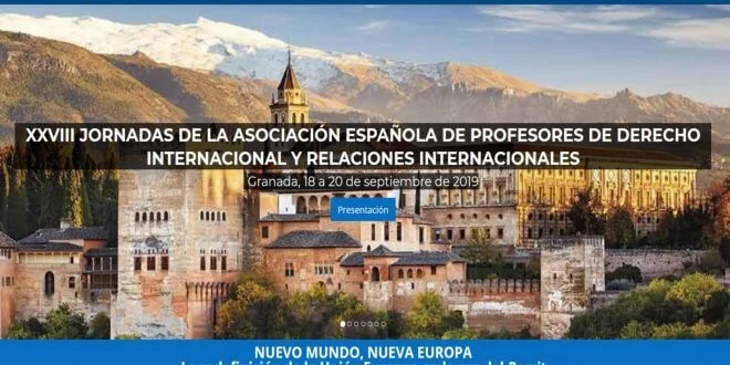 XXVIII Jornadas "Nuevo mundo, nueva Europa. La redefinición de la Unión Europea en la era del Brexit"