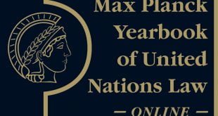 Max Planck Yearbook of United Nations Law Online - Volume 22 (2019): Issue 1 (Oct 2019)