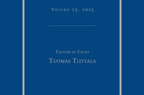 Finnish Yearbook of International Law, Volume 25, 2015