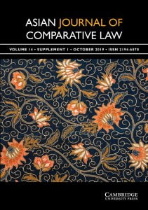 asian journal of comparative law
