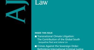 American Journal of International Law - Volume 113 - Issue 4 - October 2019