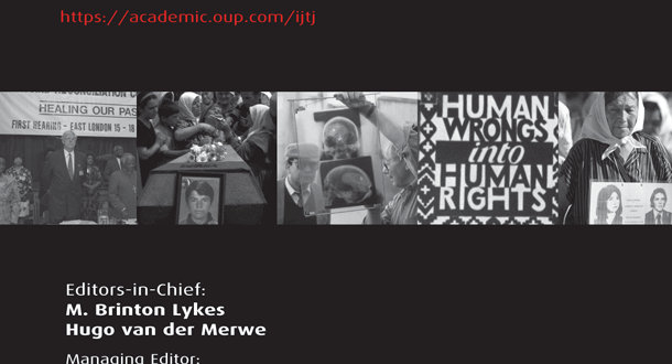 International Journal of Transitional Justice - Volume 13, Issue 3, November 2019