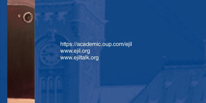 European Journal of International Law - Volume 30, Issue 3, August 2019