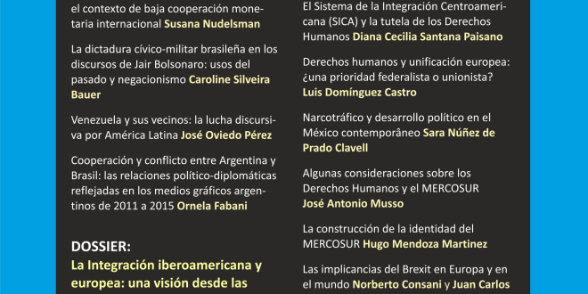Revista Relaciones Internacionales - Vol. 28 Núm. 57 (2019)