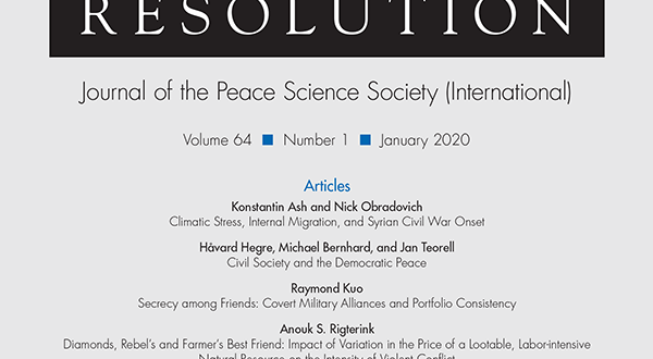Journal of Conflict Resolution - Volume 64 Issue 1, January 2020