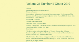 Journal of Conflict & Security Law - Volume 24, Issue 3, Winter 2019