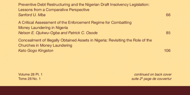 African Journal of International and Comparative Law - Volume 28, Issue 1, February, 2020