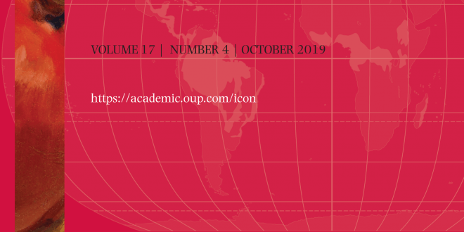 International Journal of Constitutional Law - Volume 17, Issue 4, October 2019