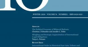 International Organization - Volume 74 - Issue 1 - Winter 2020