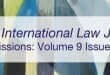 Call For Submissions: Cambridge International Law Journal (215189)