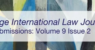Call For Submissions: Cambridge International Law Journal