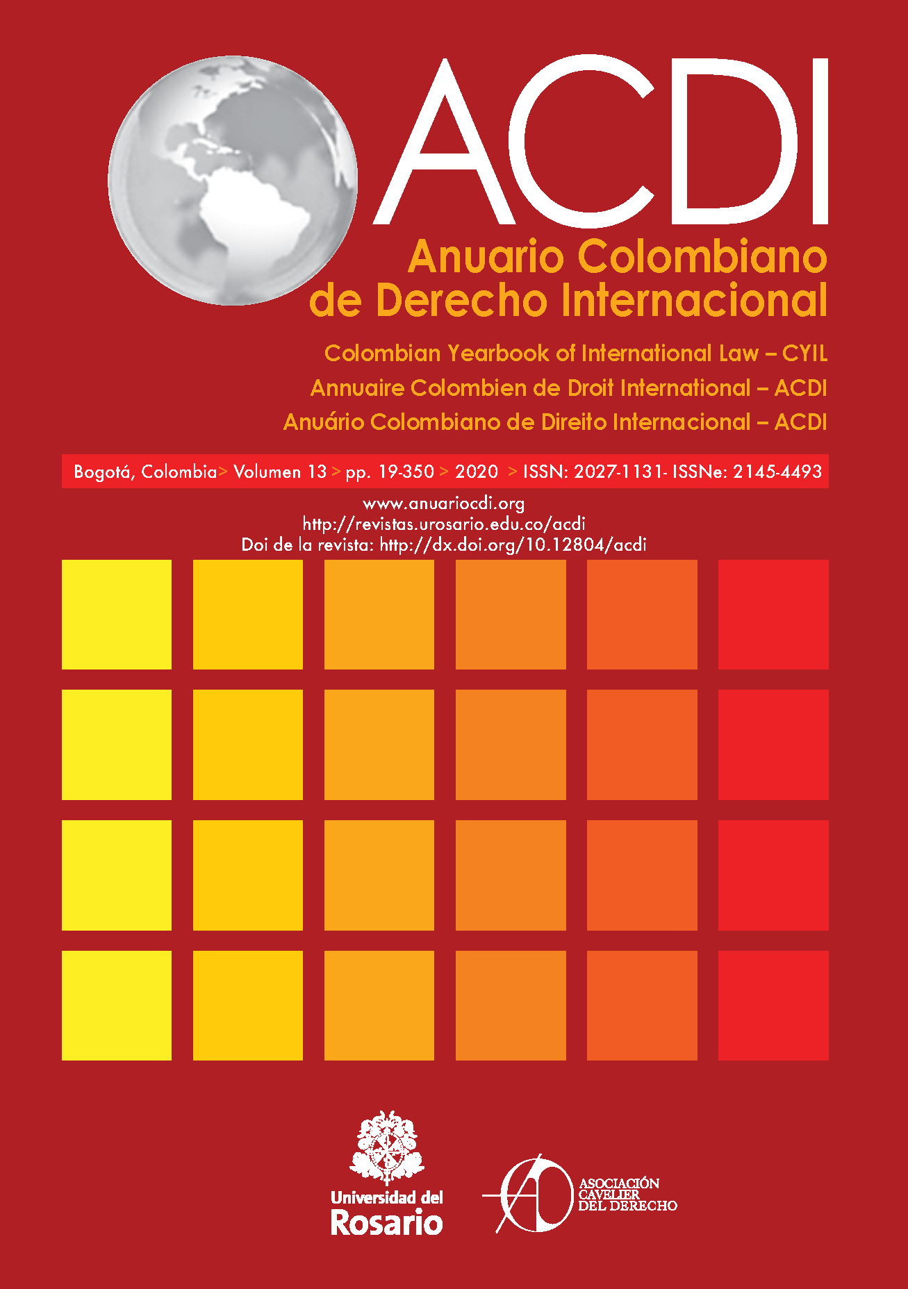 ACDI - Anuario Colombiano de Derecho Internacional - Vol. 13 (2020)