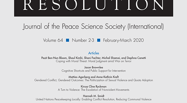 Journal of Conflict Resolution - Volume 64 Issue 2-3, February-March 2020