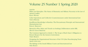 Journal of Conflict & Security Law - Volume 25, Issue 1, Spring 2020