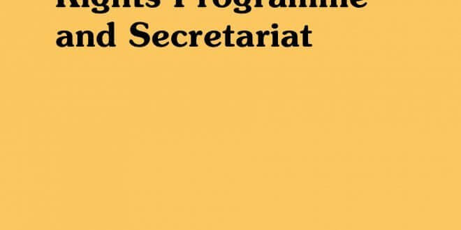 A History of the UN Human Rights Programme and Secretariat