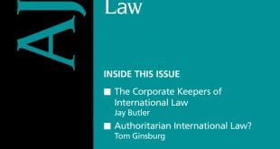 American Journal of International Law - Volume 114 - Issue 2 - April 2020
