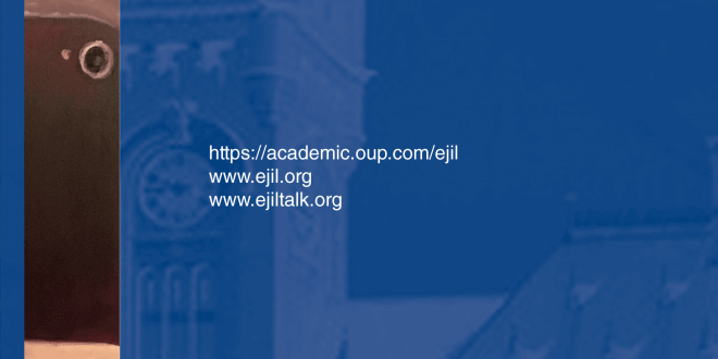 European Journal of International Law - Volume 30, Issue 4, November 2019