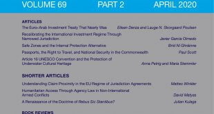 International & Comparative Law Quarterly - Volume 69 - Issue 2 - April 2020