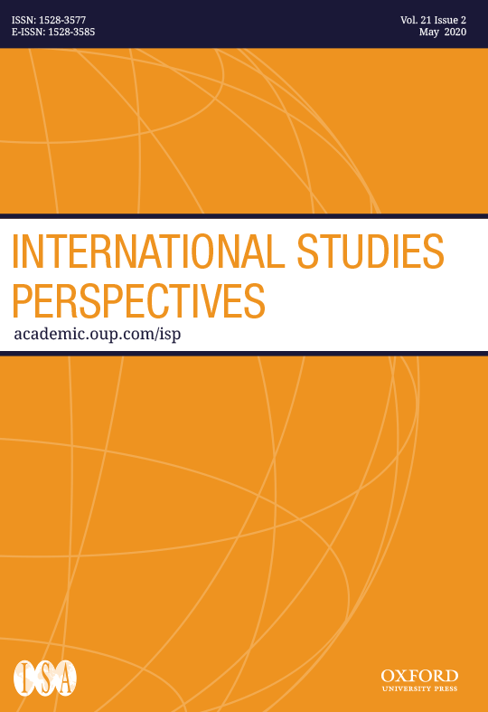 International Studies Perspectives - Volume 21, Issue 2, May 2020