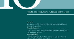 International Organization - Volume 74 - Issue 2 - Spring 2020