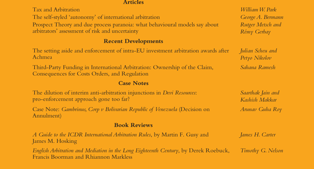 Arbitration International - Volume 36, Issue 2, June 2020