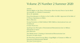 Journal of Conflict & Security Law - Volume 25, Issue 2, July 2020